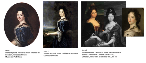 Ritratto di Marie Thérèse de Bourbon (Parigi, 1666 – 1732), Principessa de Conti